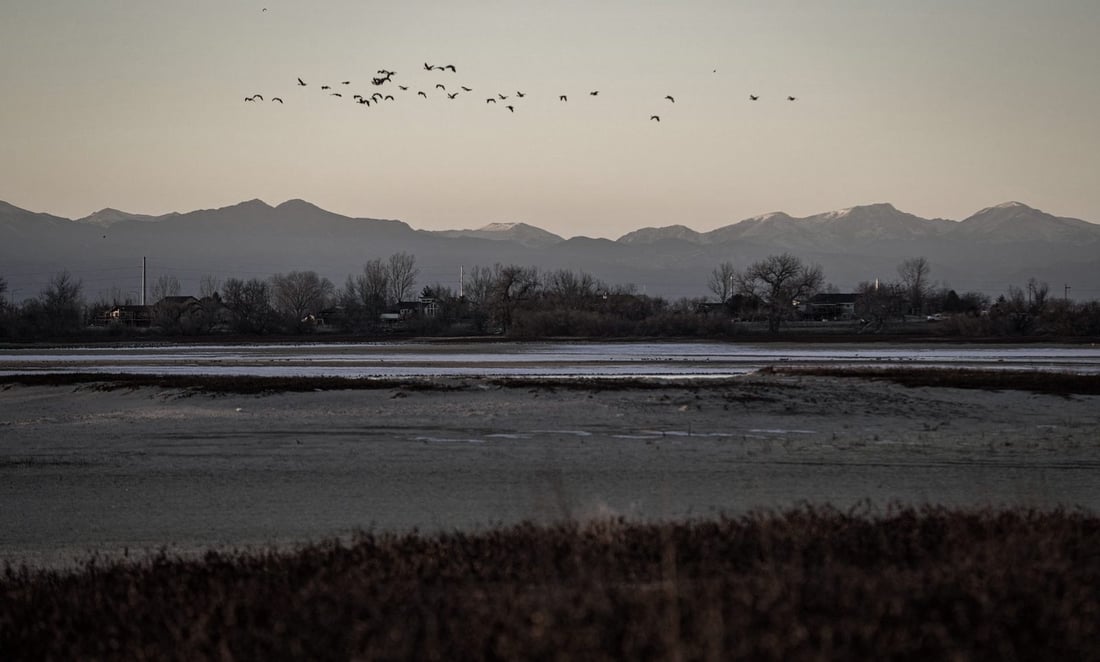 Greeley, Colorado on the high plains