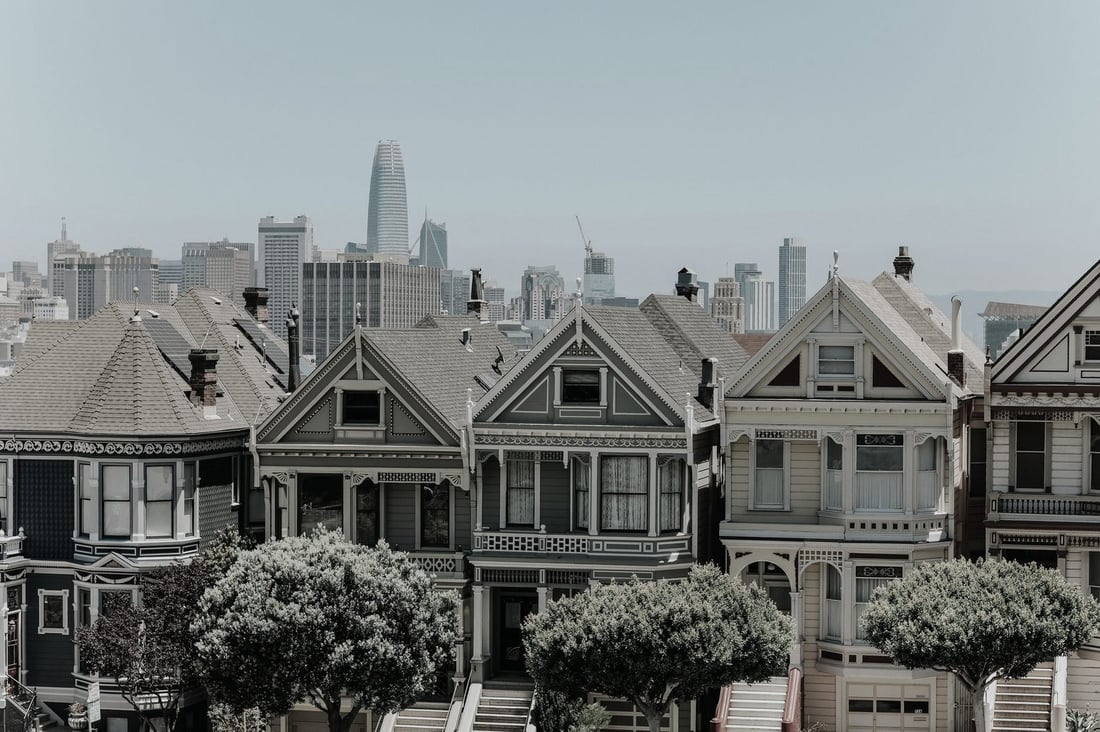 San Francisco Victorian homes