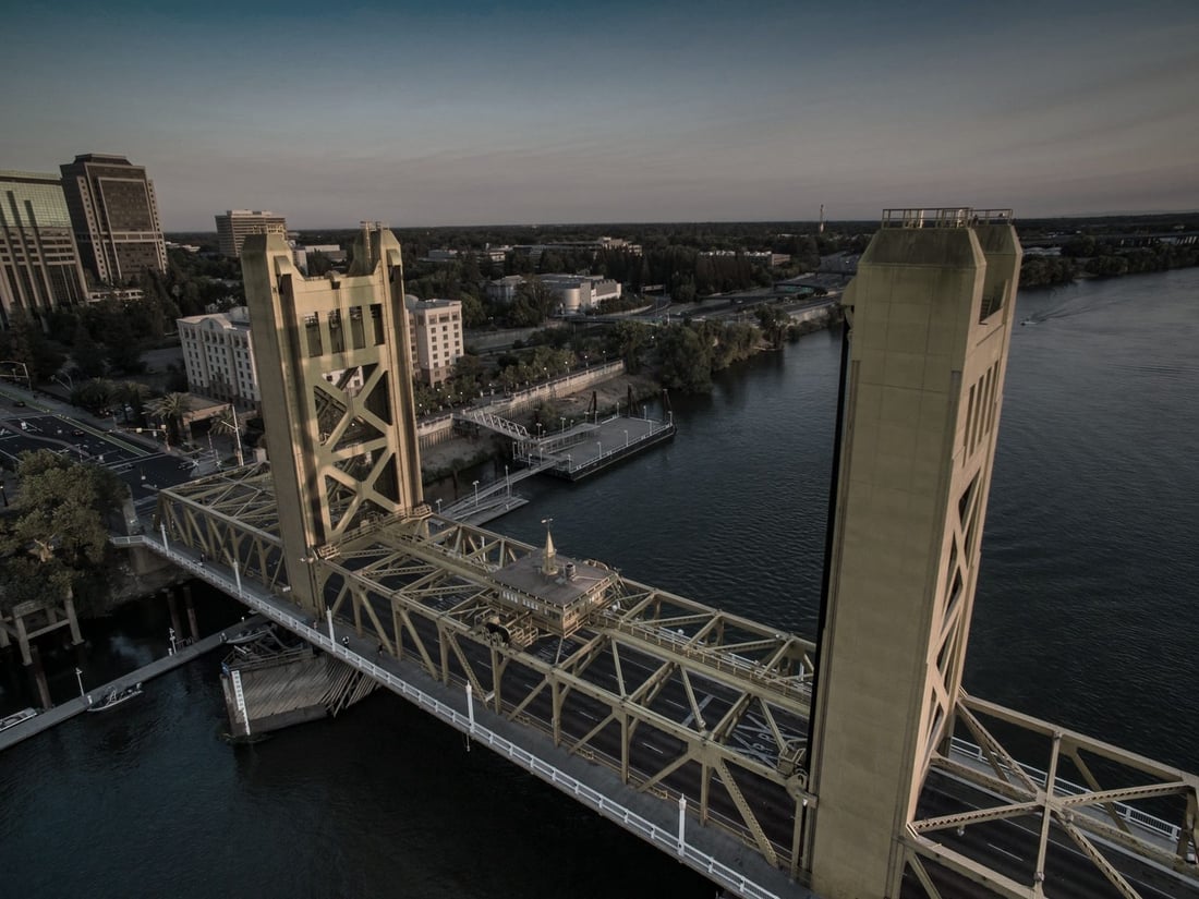 Tower Bridge over the Sacramento River