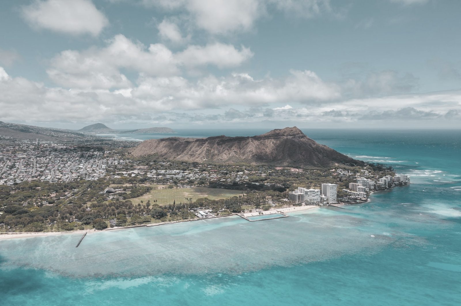 Honolulu and Diamond Head, Oahu