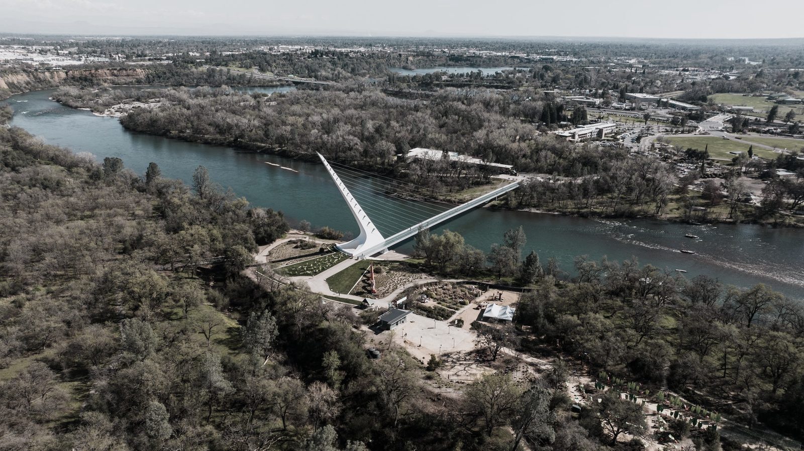 Sundial Bridge in Redding, California