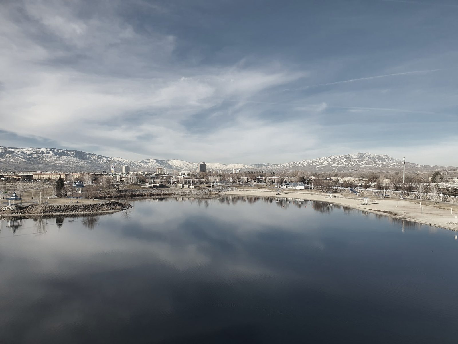 Reno, Nevada against the Sierra